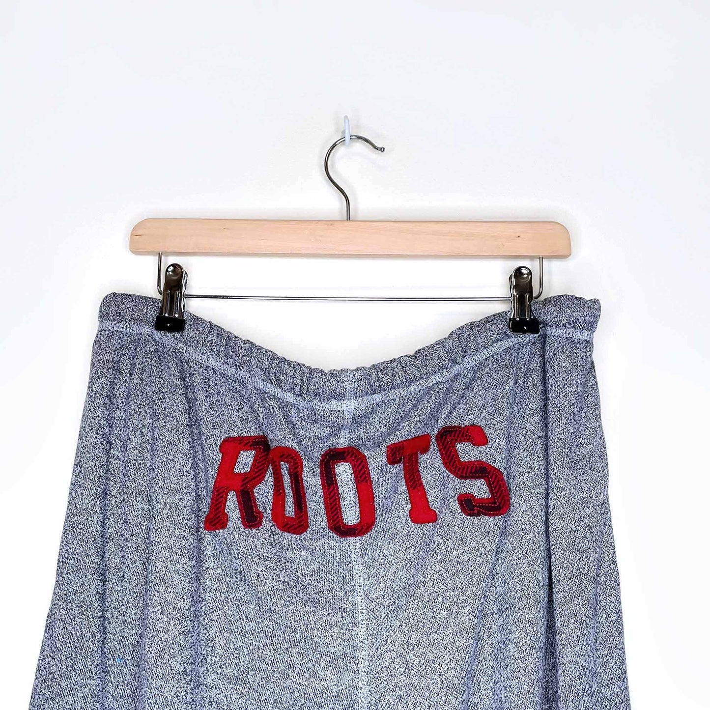 roots original boyfriend salt & pepper sweatpants - size large