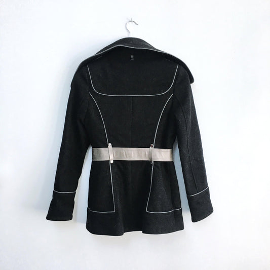 Rudsak Wool Jacket with Leather trim - size xs