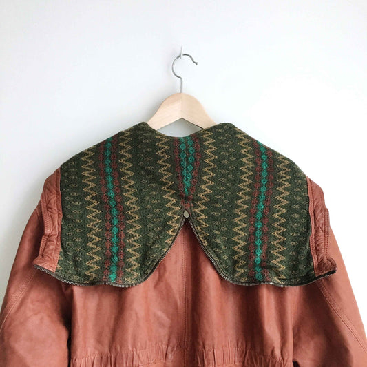 Vintage SanDino leather jacket with Navajo lining - size 42