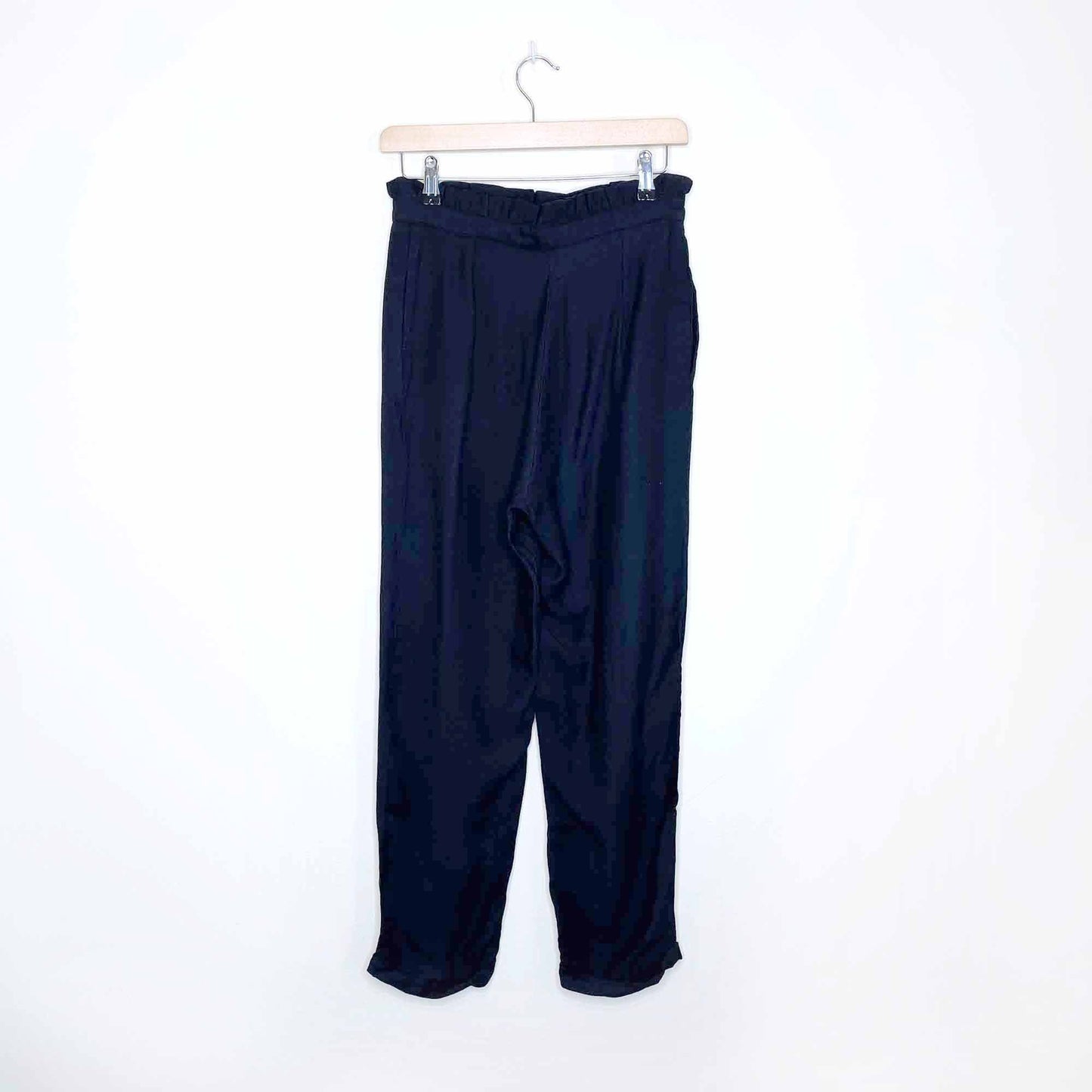 Sans Souci ruffle waist high rise trouser - size Small