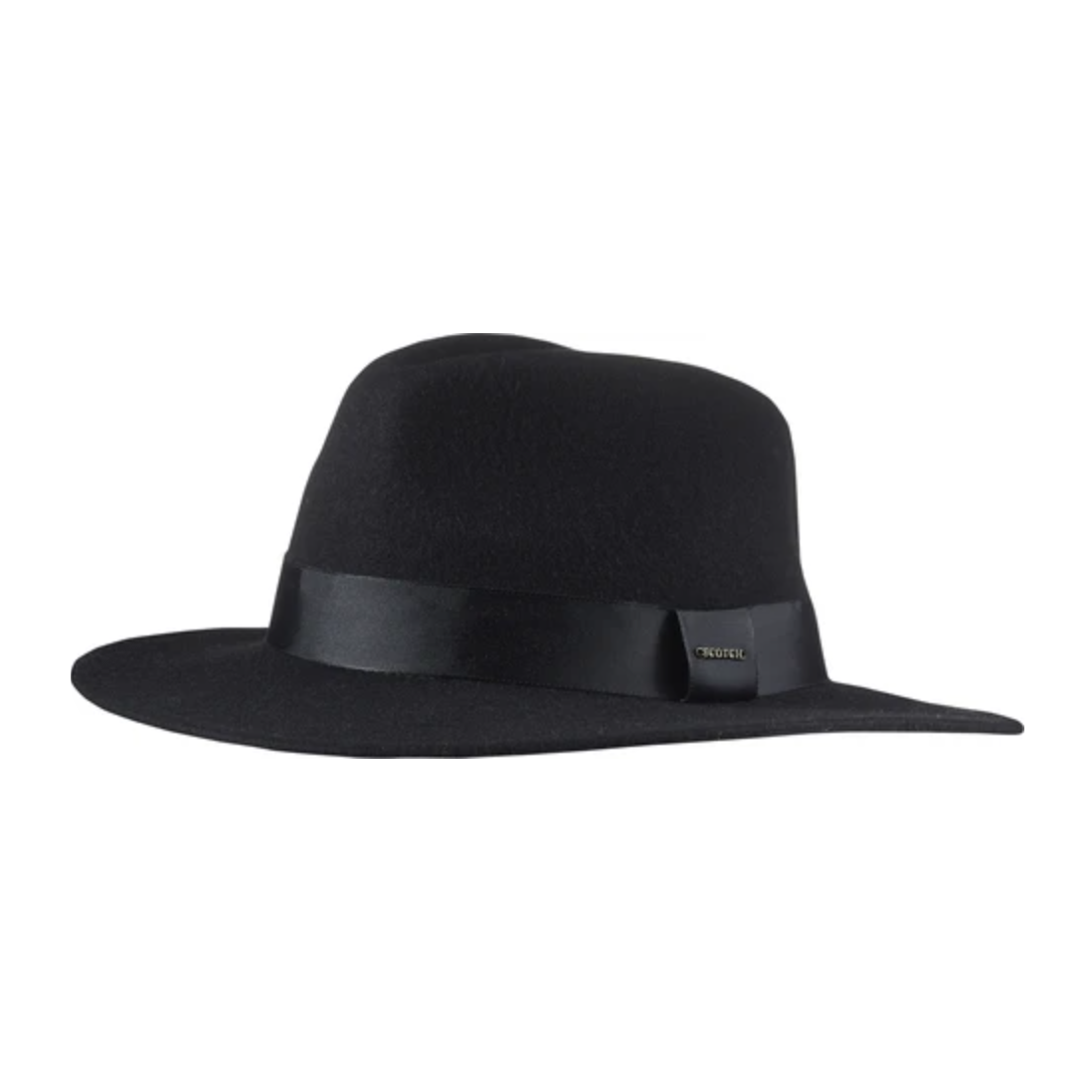 Scotch &amp; Soda unisex black wool felt boston fedora hat - OS