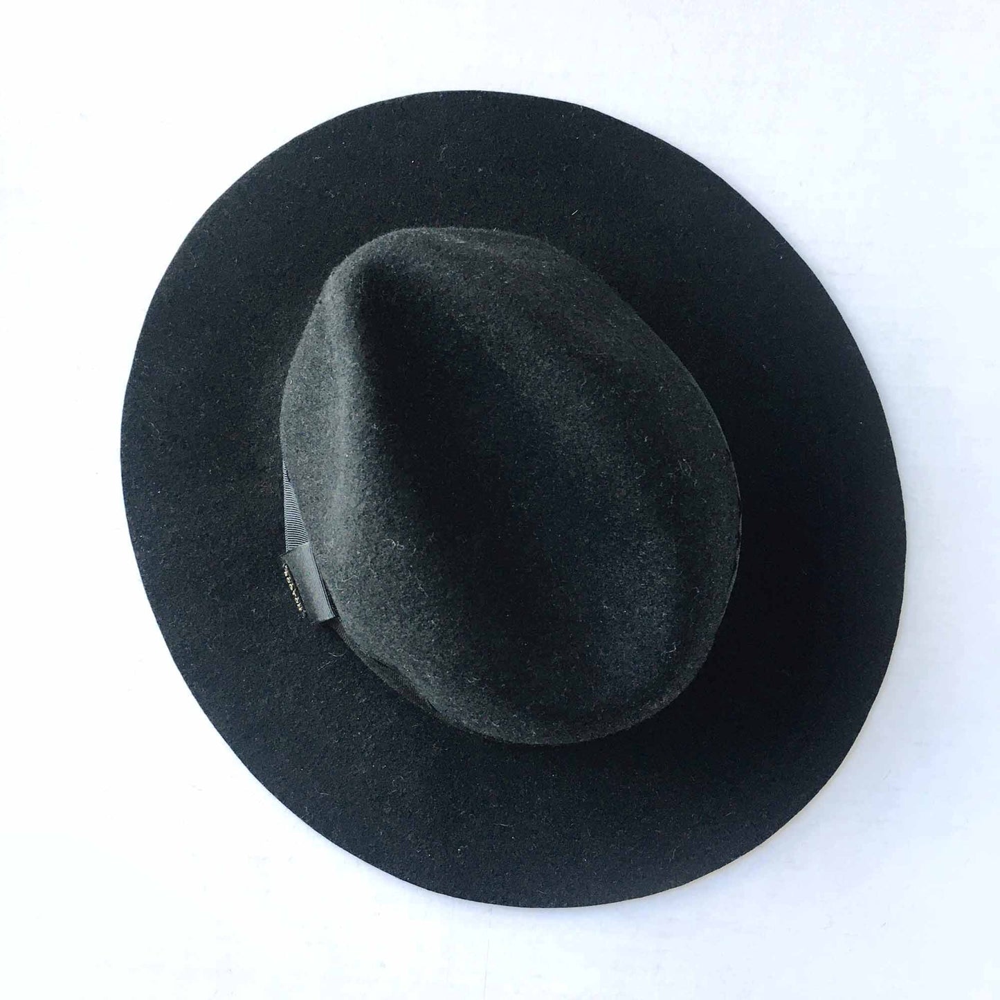 Scotch &amp; Soda unisex black wool felt boston fedora hat - OS