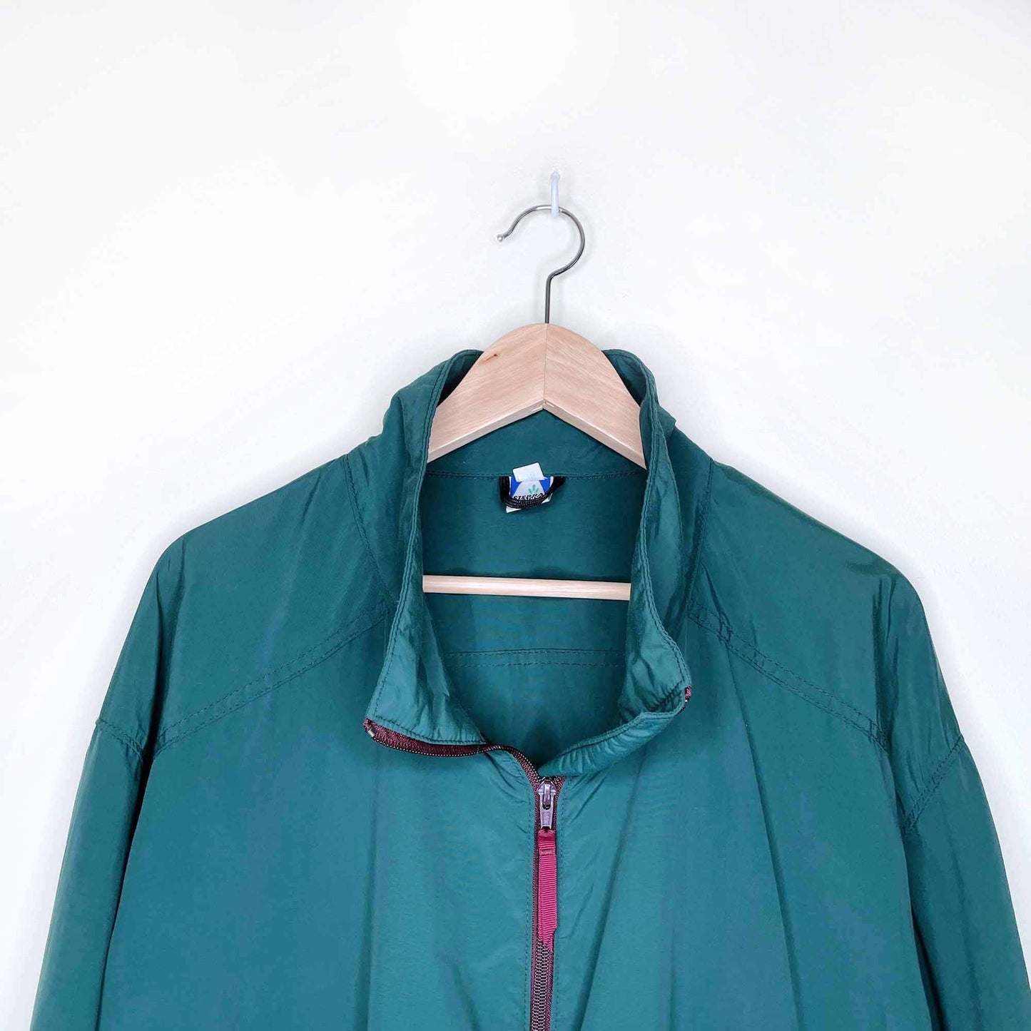 vintage sierra designs 90's packable rain windbreaker jacket - size xl