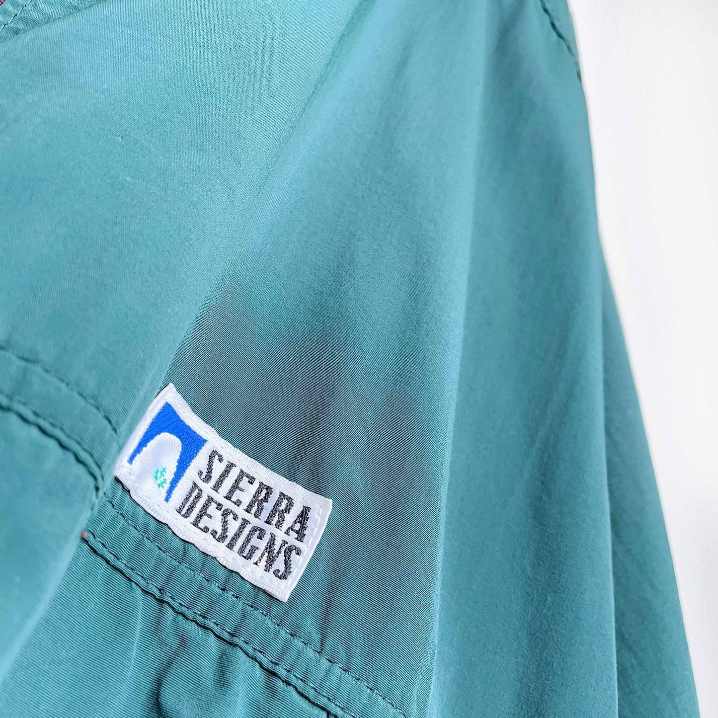 vintage sierra designs 90's packable rain windbreaker jacket - size xl