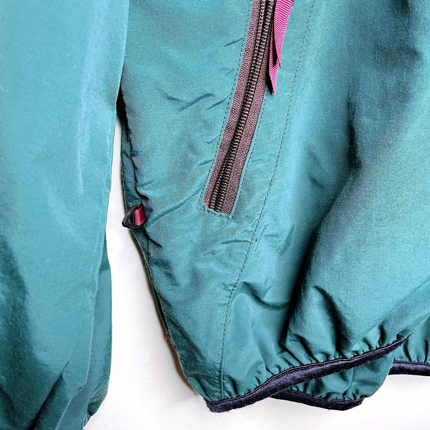 vintage sierra designs 90's packable rain windbreaker jacket - size xl