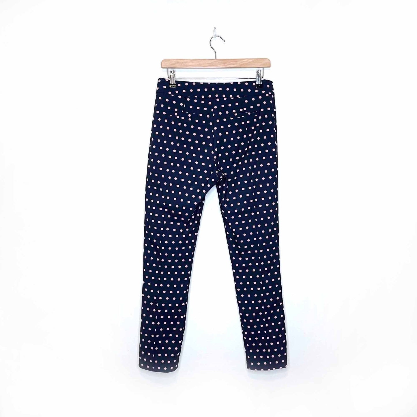 smythe stovepipe polka dot jacquard trousers - size 4/28