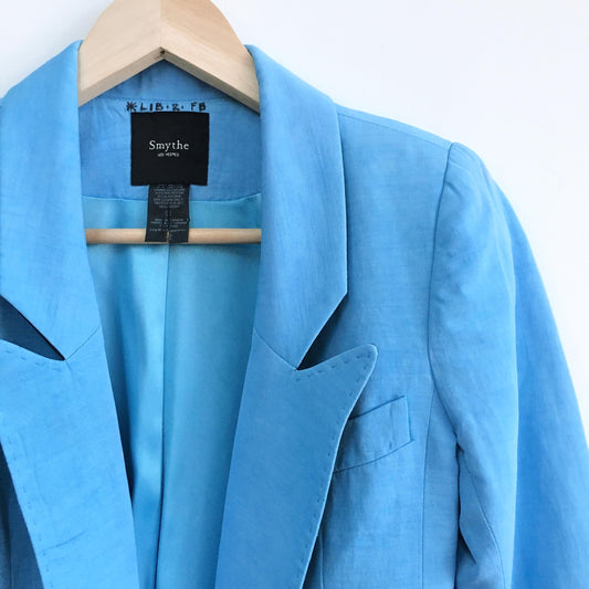 Smythe low-button Blue Blazer - size 2