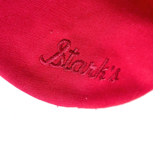 vintage stark's red flat cap - OS