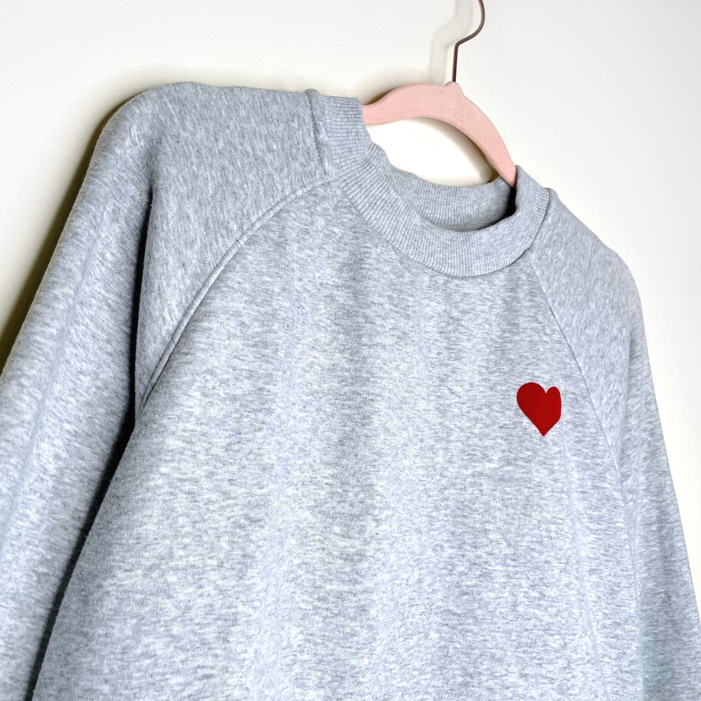 sunday best ellie heart sweatshirt - size xs