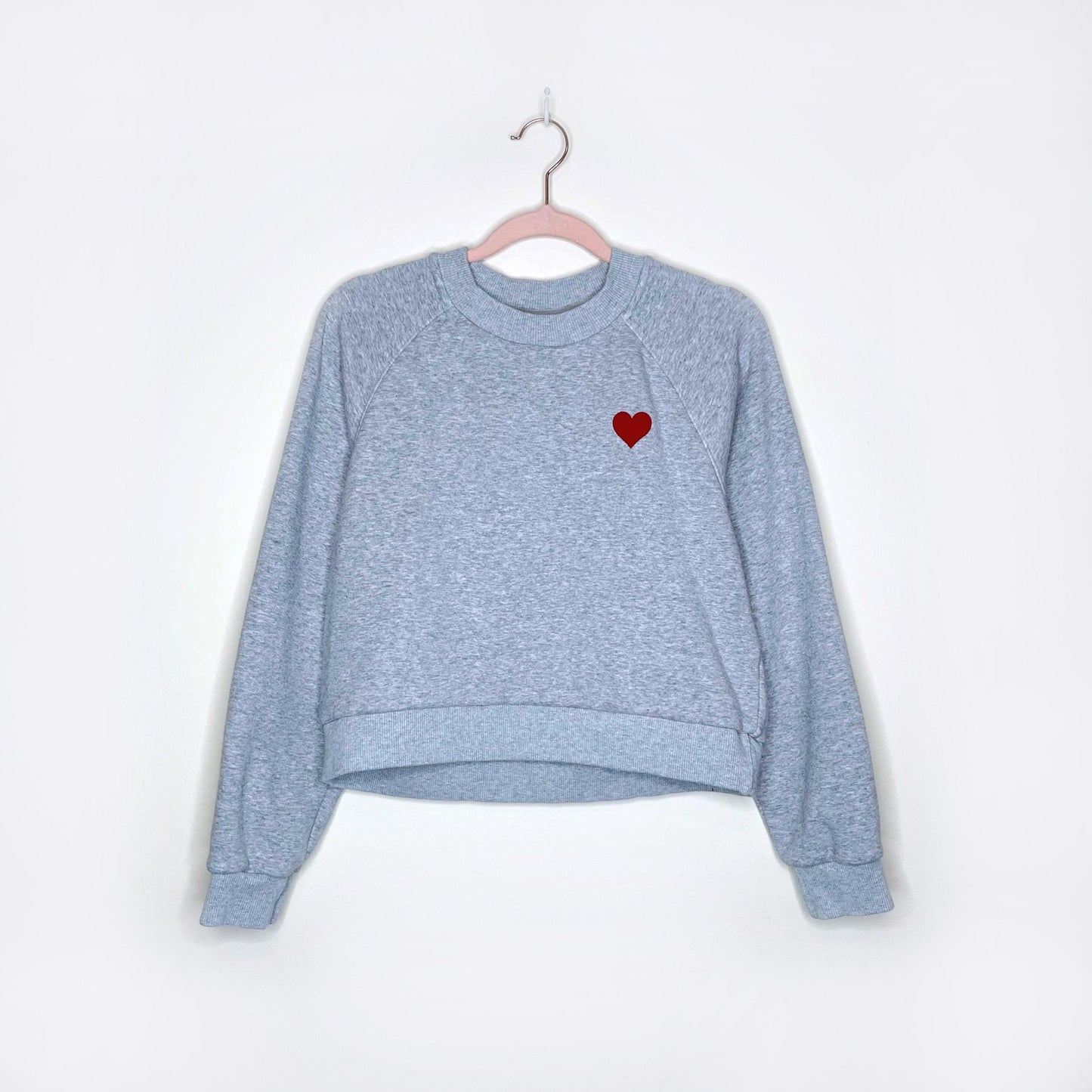 sunday best ellie heart sweatshirt - size xs