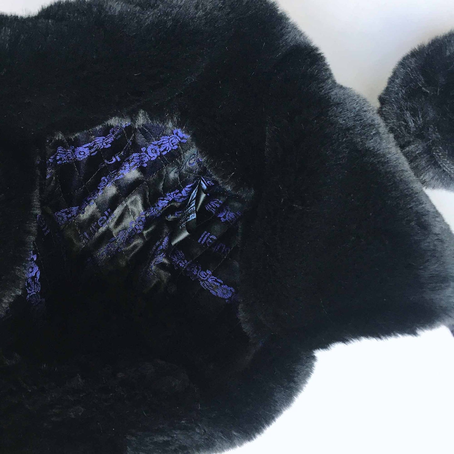 Surrel black faux fur trapper hat - OS