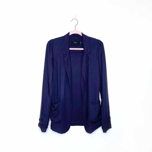 talula kent open blazer - purpley blue - size 0