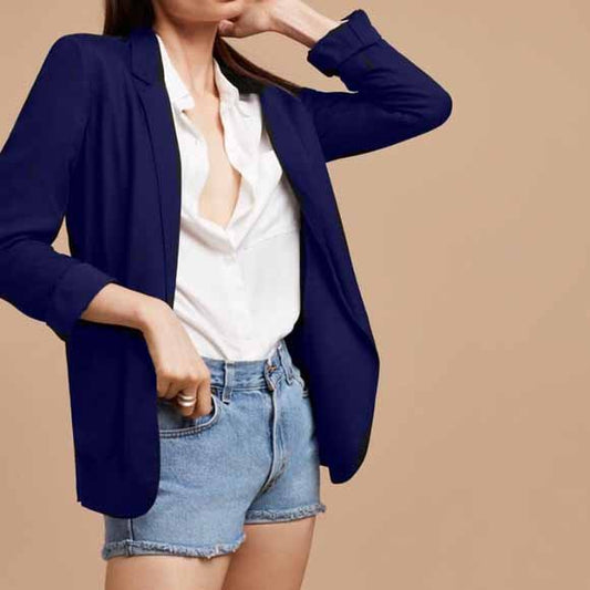 talula kent open blazer - purpley blue - size 0