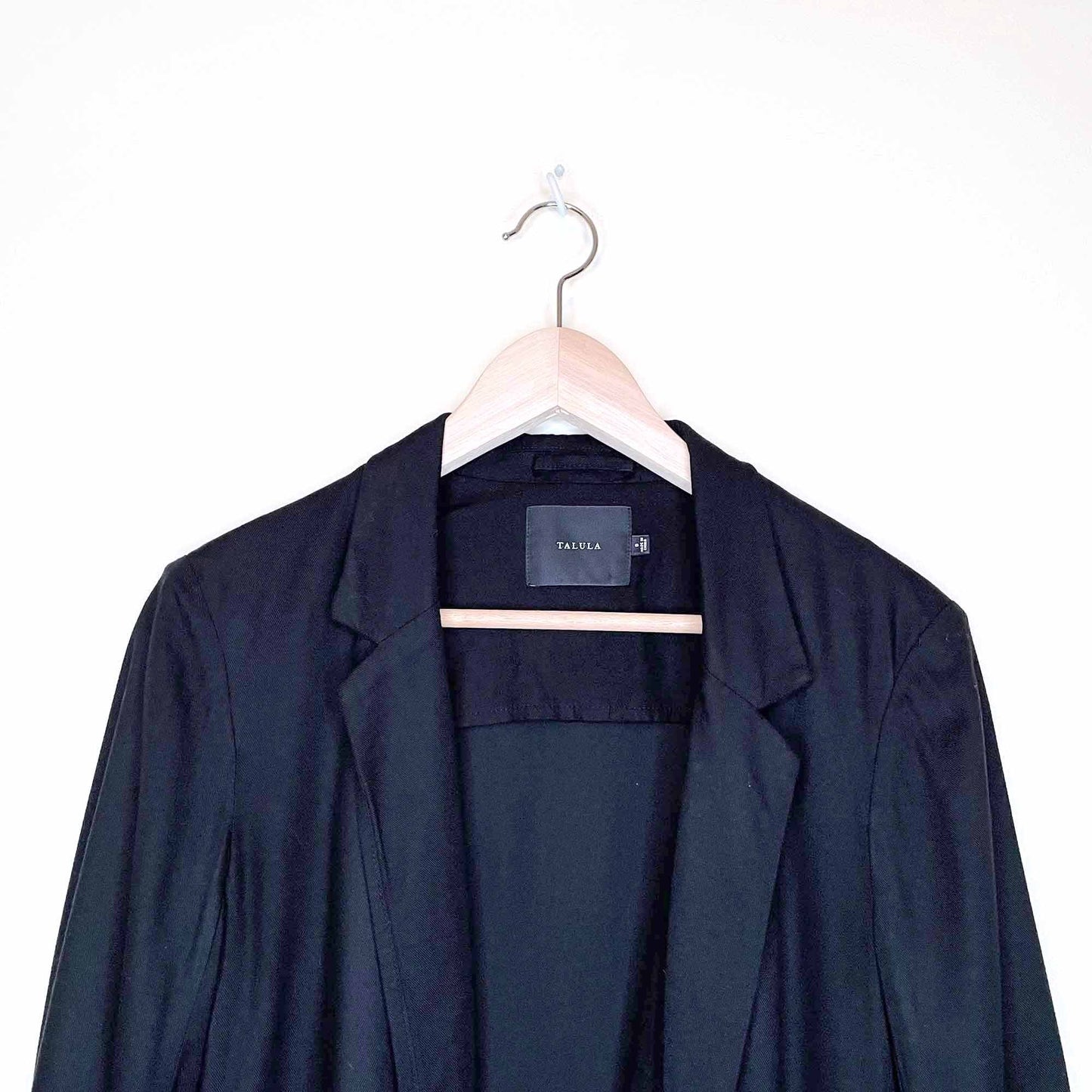 talula kent open black casual blazer jacket - size 6