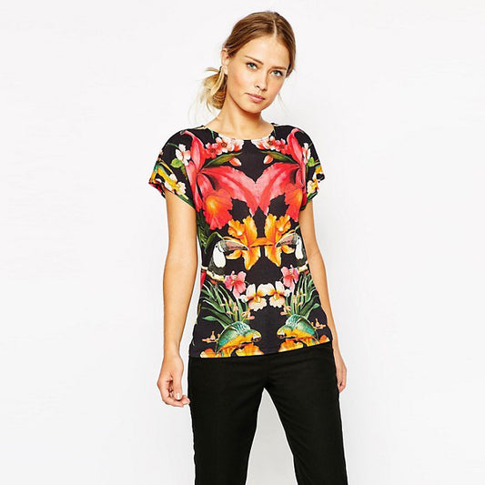 Ted Baker Tropical Toucan Shirt - size 2