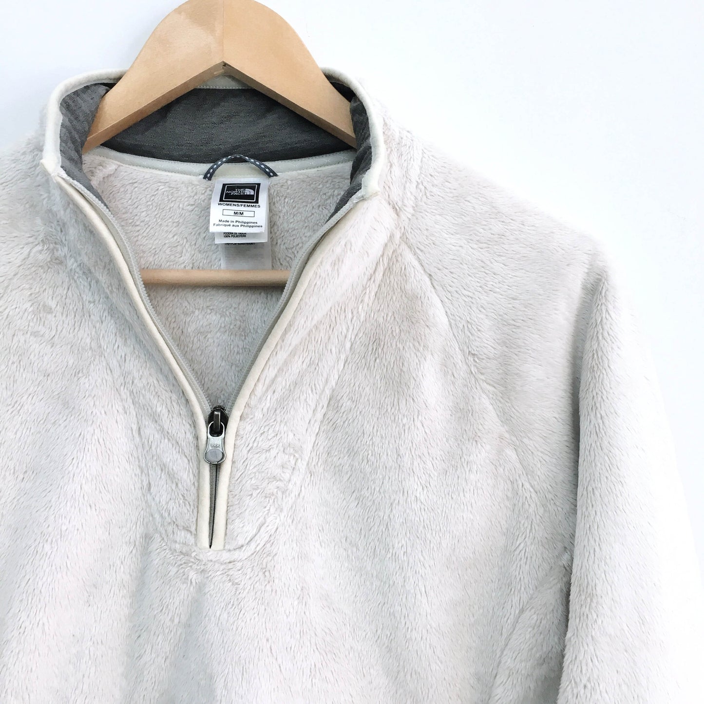 The North Face Osito fuzzy fleece 1/4 zip pullover - Medium