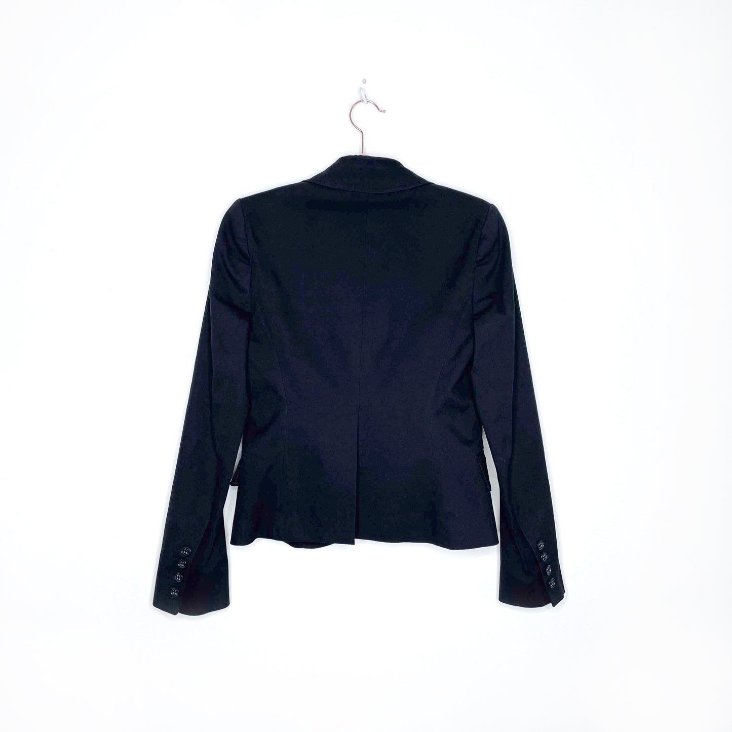 theory classic black fitted blazer - size 2