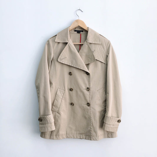 Theory half-belt Trench Coat in Natural - size Small