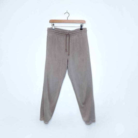 tna cozy fleece boyfriend sweatpant - size large