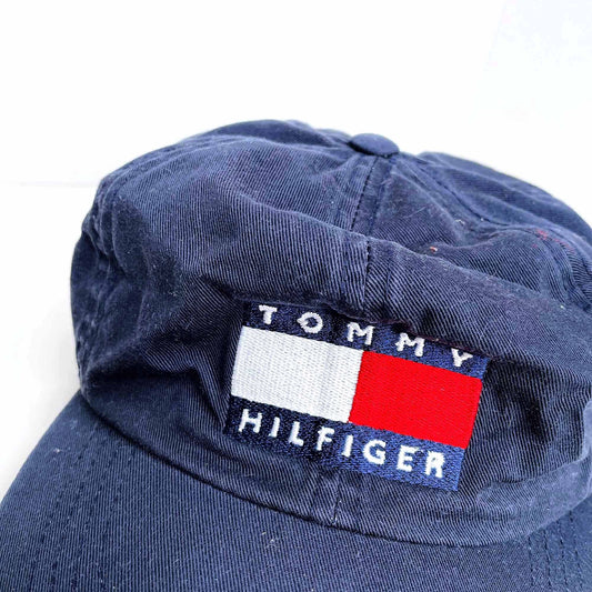 vintage tommy hilfiger classic cotton baseball cap