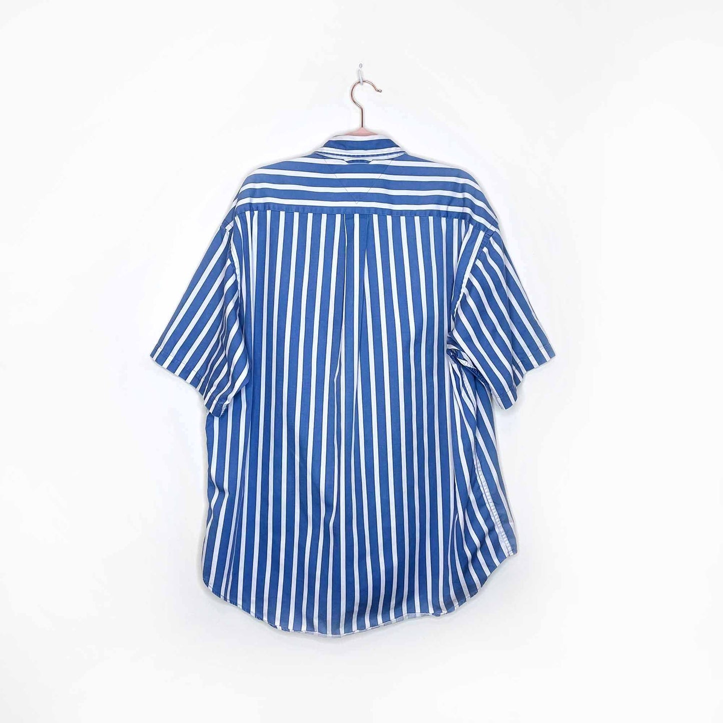 vintage 90's tommy hilfiger striped button down shirt - size large