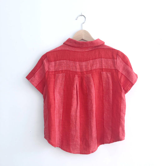 Urban Romantics Linen Shirt - size Small