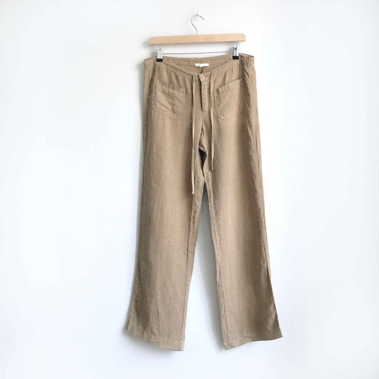 Vince linen drawstring pants - size Small