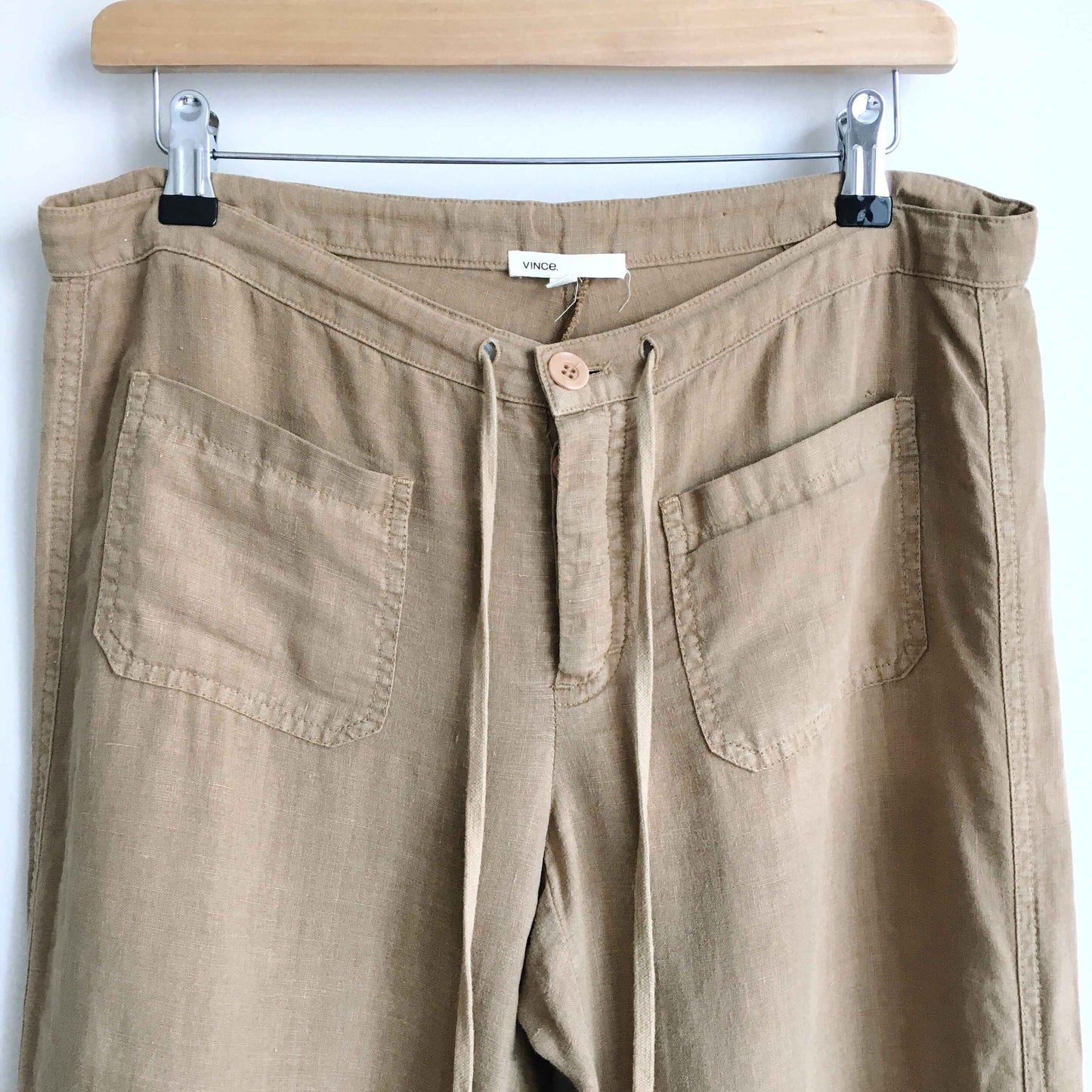 Vince linen drawstring pants - size Small