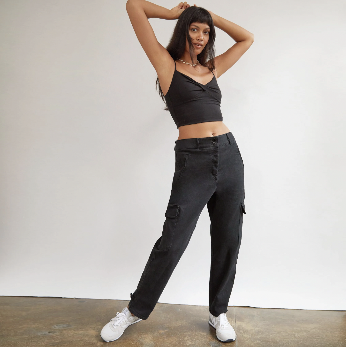 Wilfred Navy Cropped High Waist Pants  Onestop-Thriftshop Discount  Bouitique
