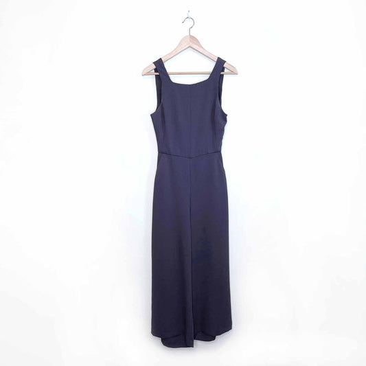 wilfred écoulement tie-back sleeveless jumpsuit - size 6