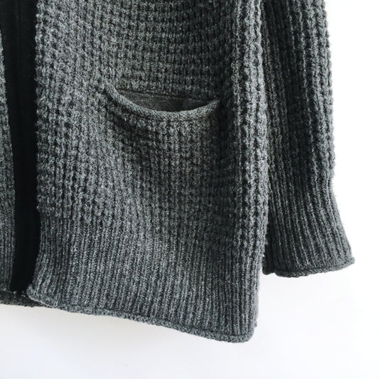 Wilfred Free Marin Wool Waffle Cardigan - size Medium