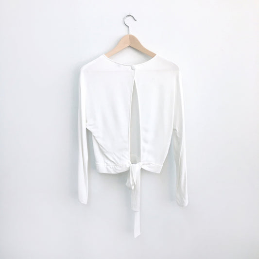 Wilfred Tie-back Blouse - size xs