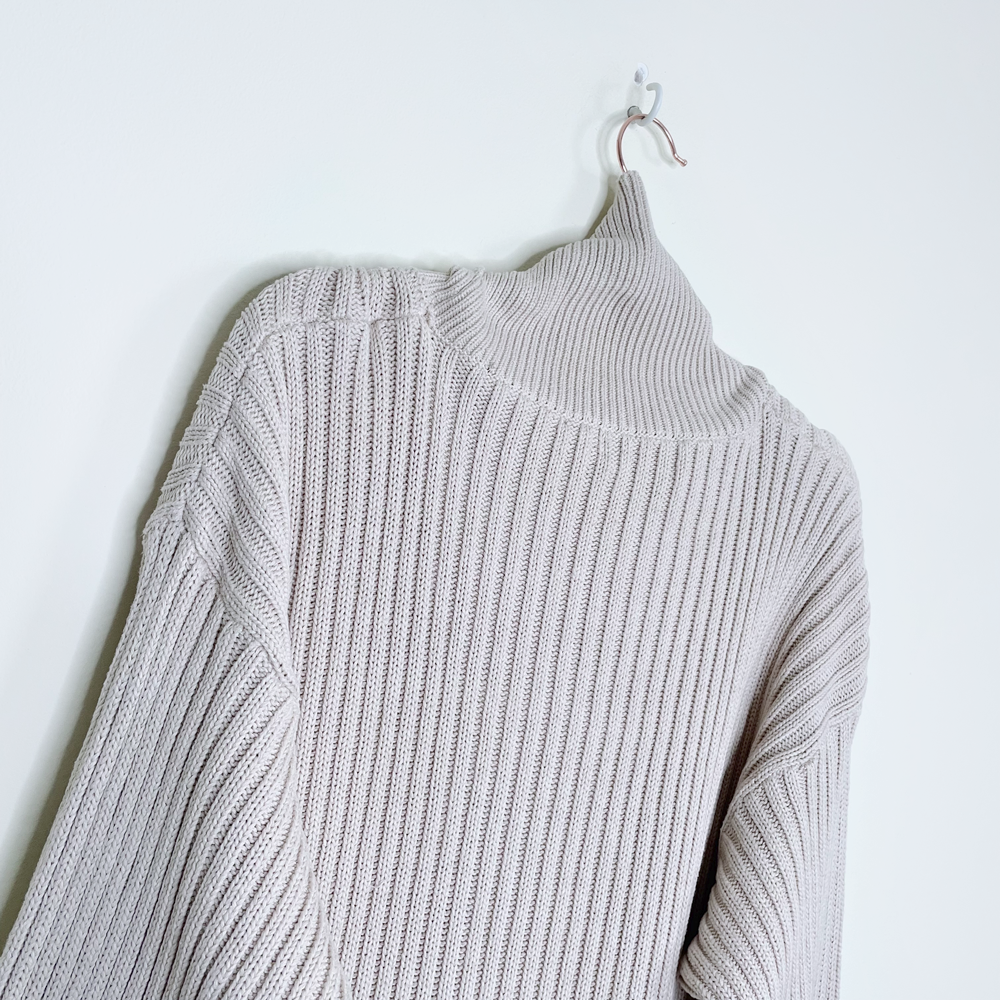 vintage ysl menswear cotton ribbed turtleneck - size xl