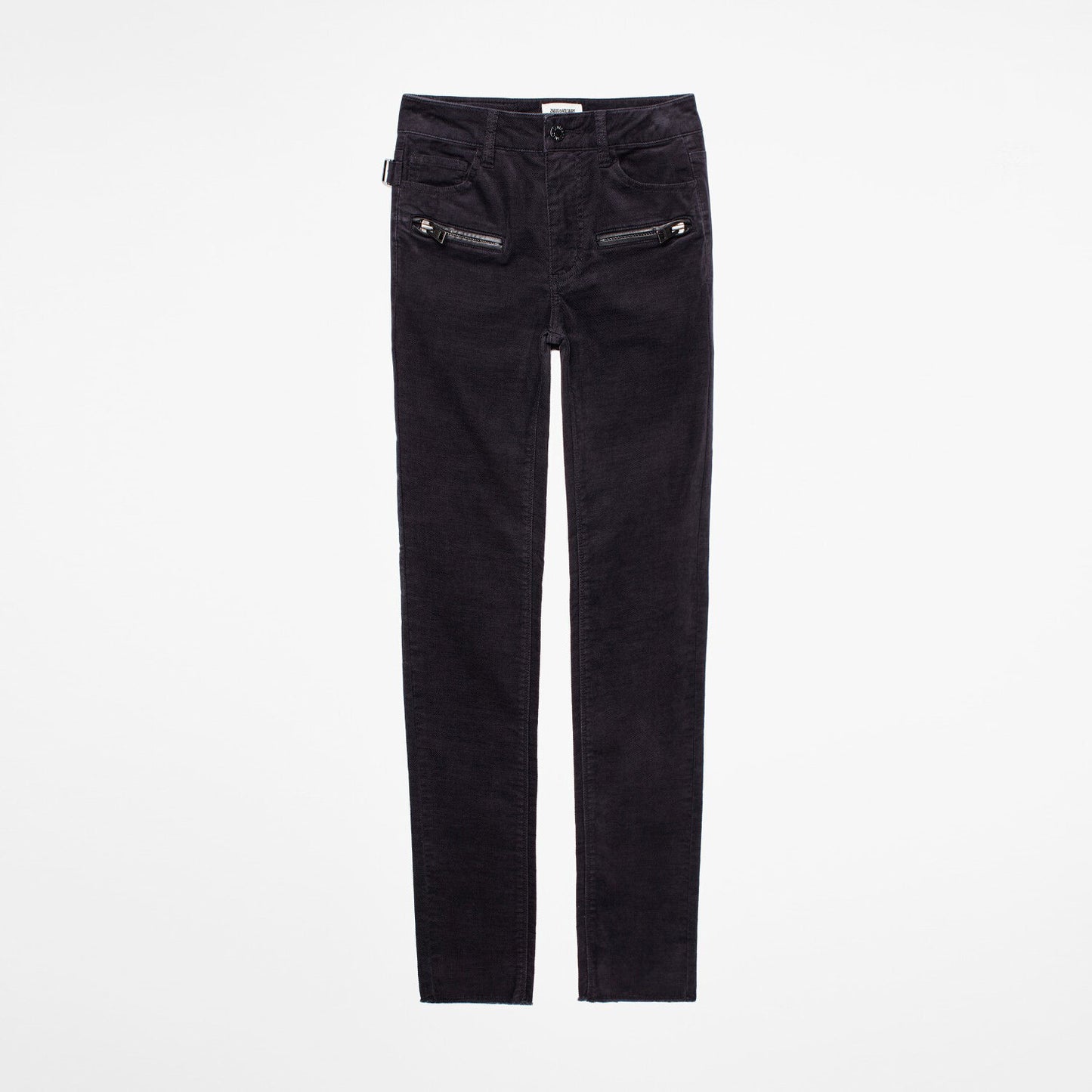 Zadig &amp; Voltaire Eva zip velour pants - size 38