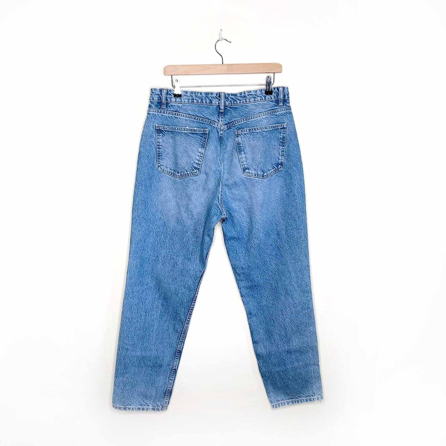 zara high rise mom jeans - size 12