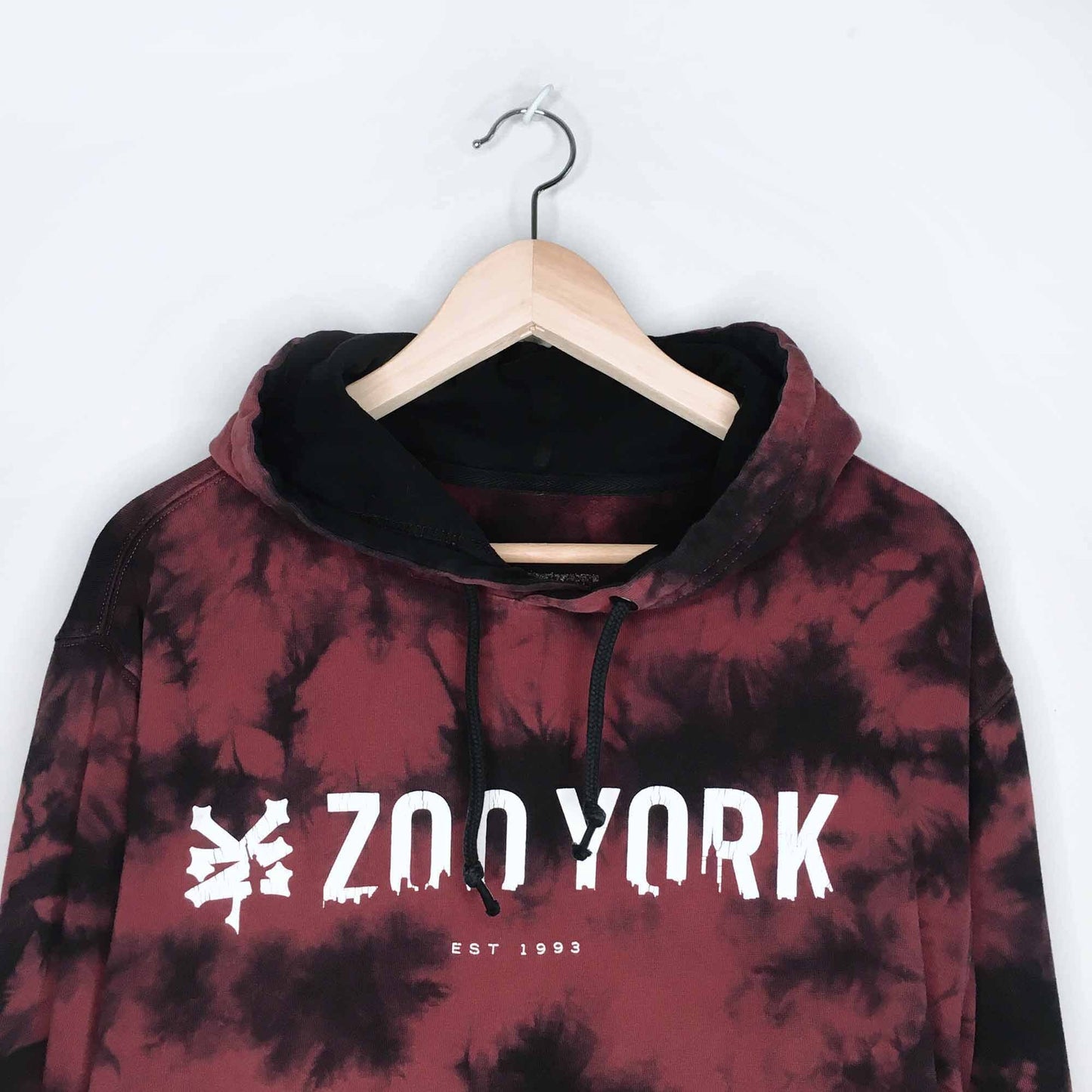 Zoo York ink tie dye hooded sweatshirt - size Large